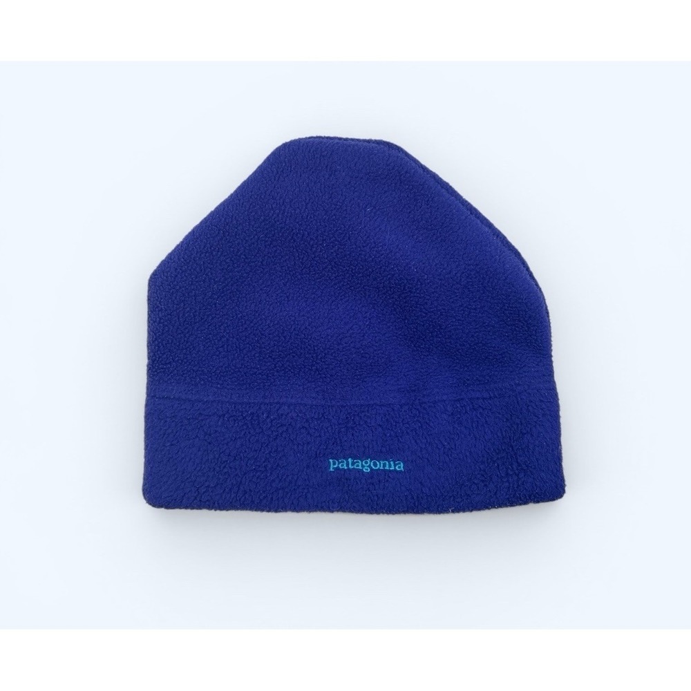 Vintage Patagonia Fleece Beanie Mens Large Blue USA 90s Synchilla